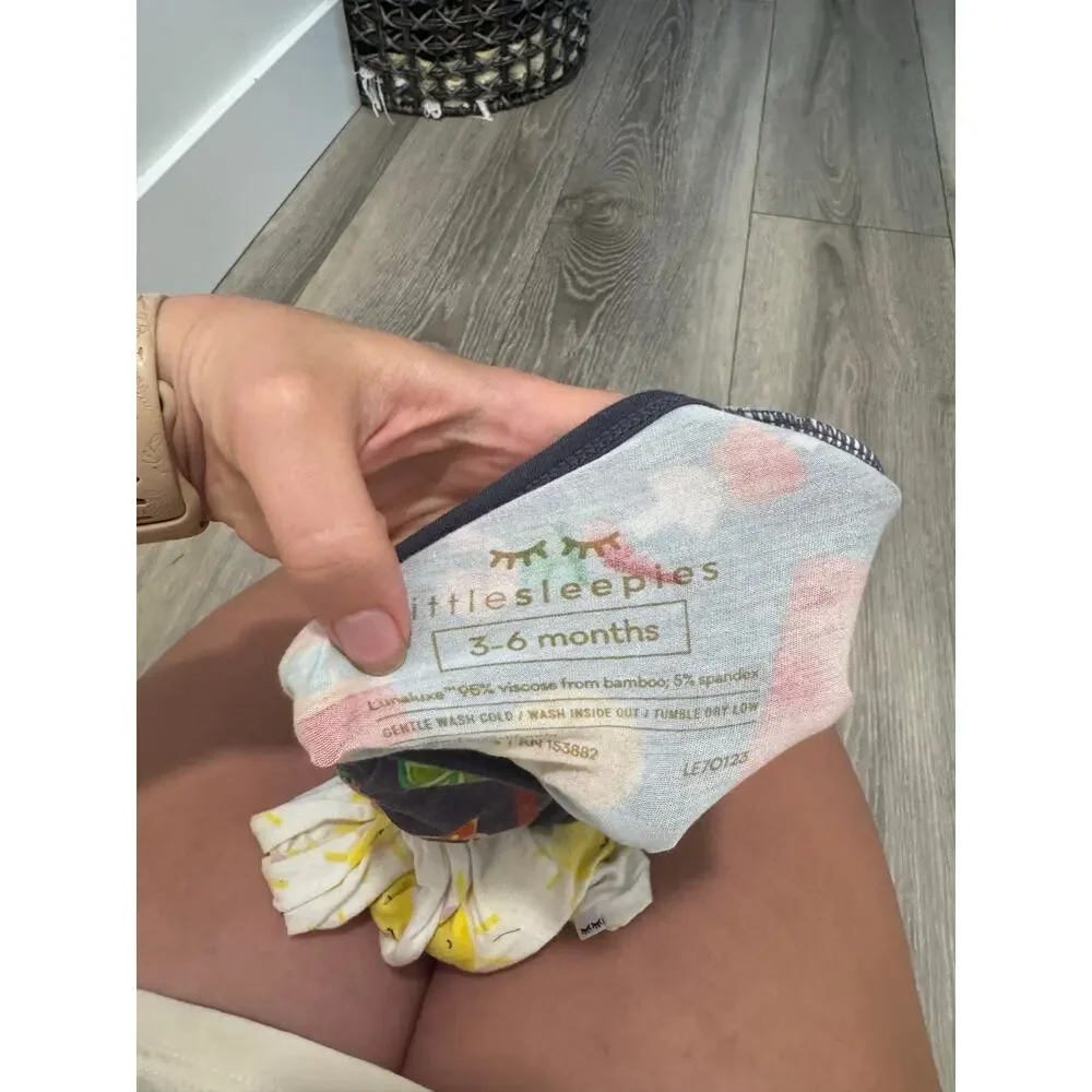 Little Sleepies summer BBQ pajamas  3-6 months